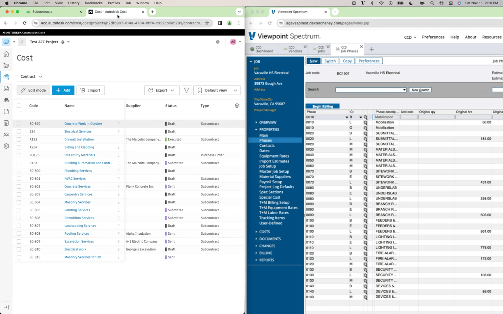 Video demo of Autodesk Build & Viewpoint Spectrum Sync